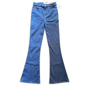 NWT 7 For All Mankind Jeans Women's 26 Blue Ultra High Rise Skinny Bootcut